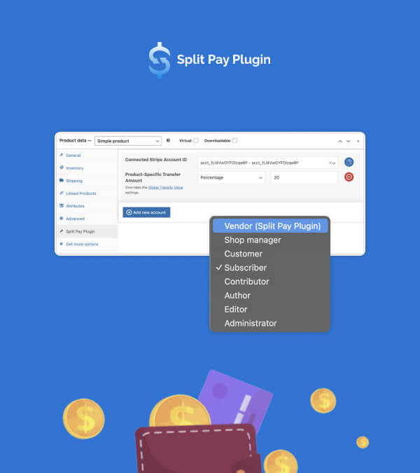 Vendor payments in the Split Pay Plugin