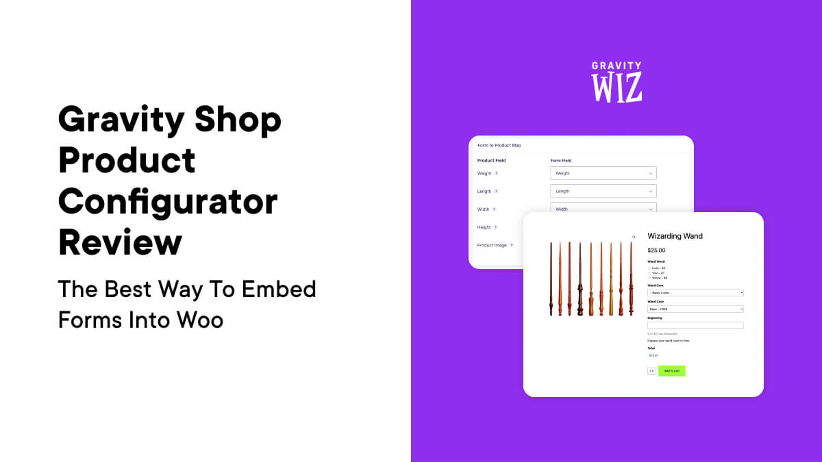 Gravity Shop Product Configurator Review