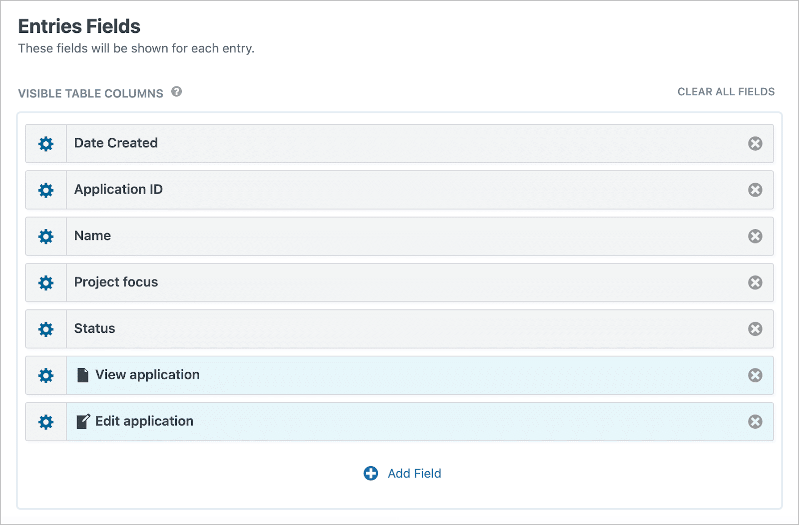 The GravityView visual View builder