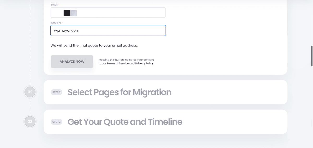 The GevDevDone AI Quote Calculator interface.
