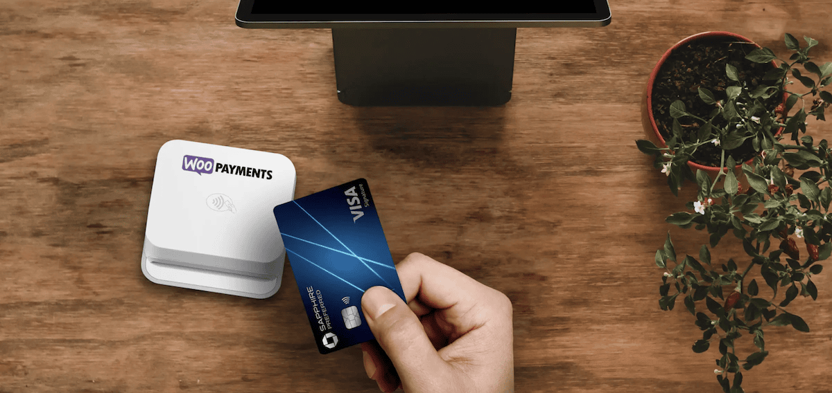 WooPayment's Tap to Pay card reader.