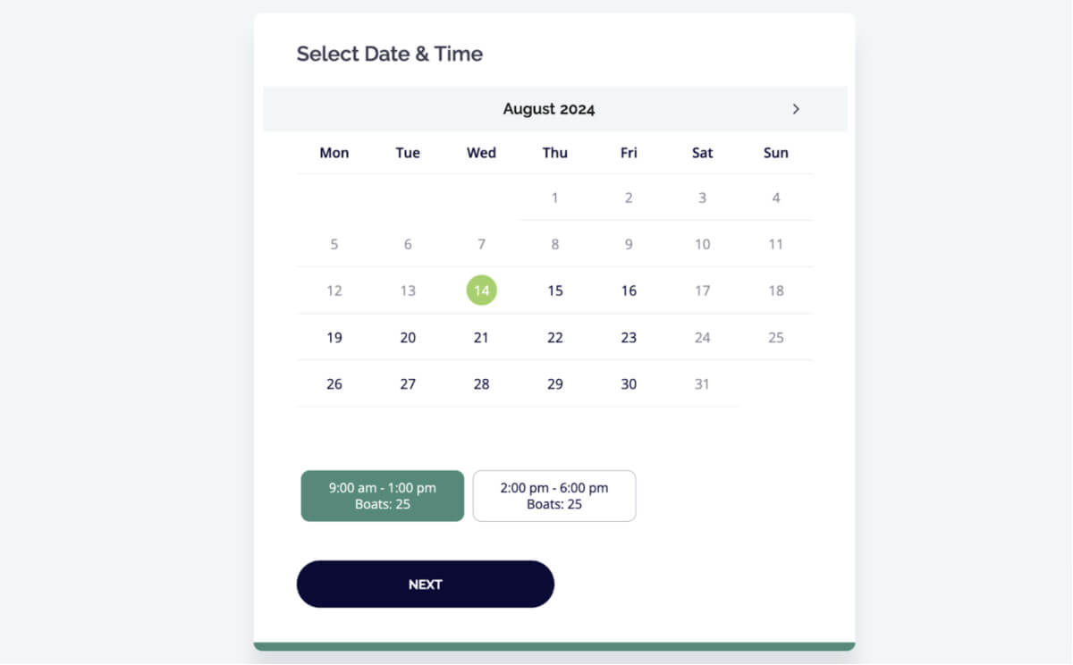 MotoPress booking form