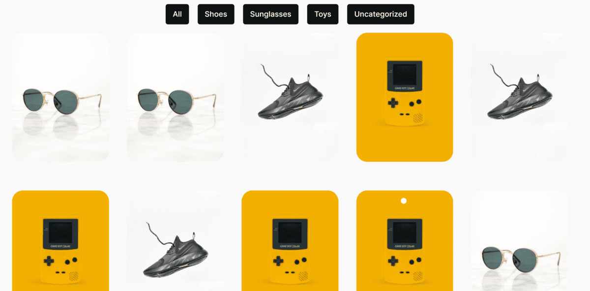 Simple Taxonomy Filter Block Filter Display Products