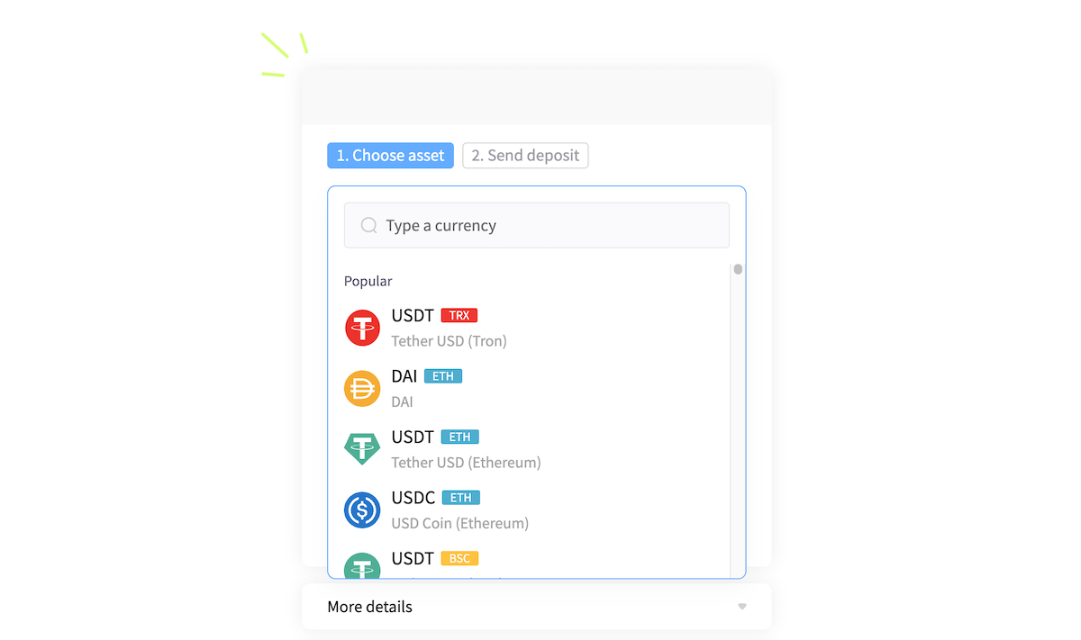 Selecting supported cryptocurrencies within NOWPayments for WooCommerce.
