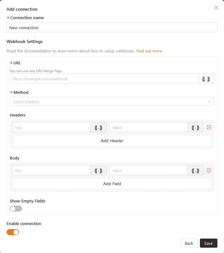 Enabling a webhook system for notifications within Notification Master.