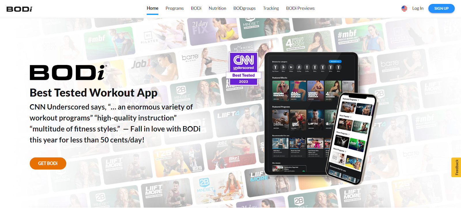 The BODi website.