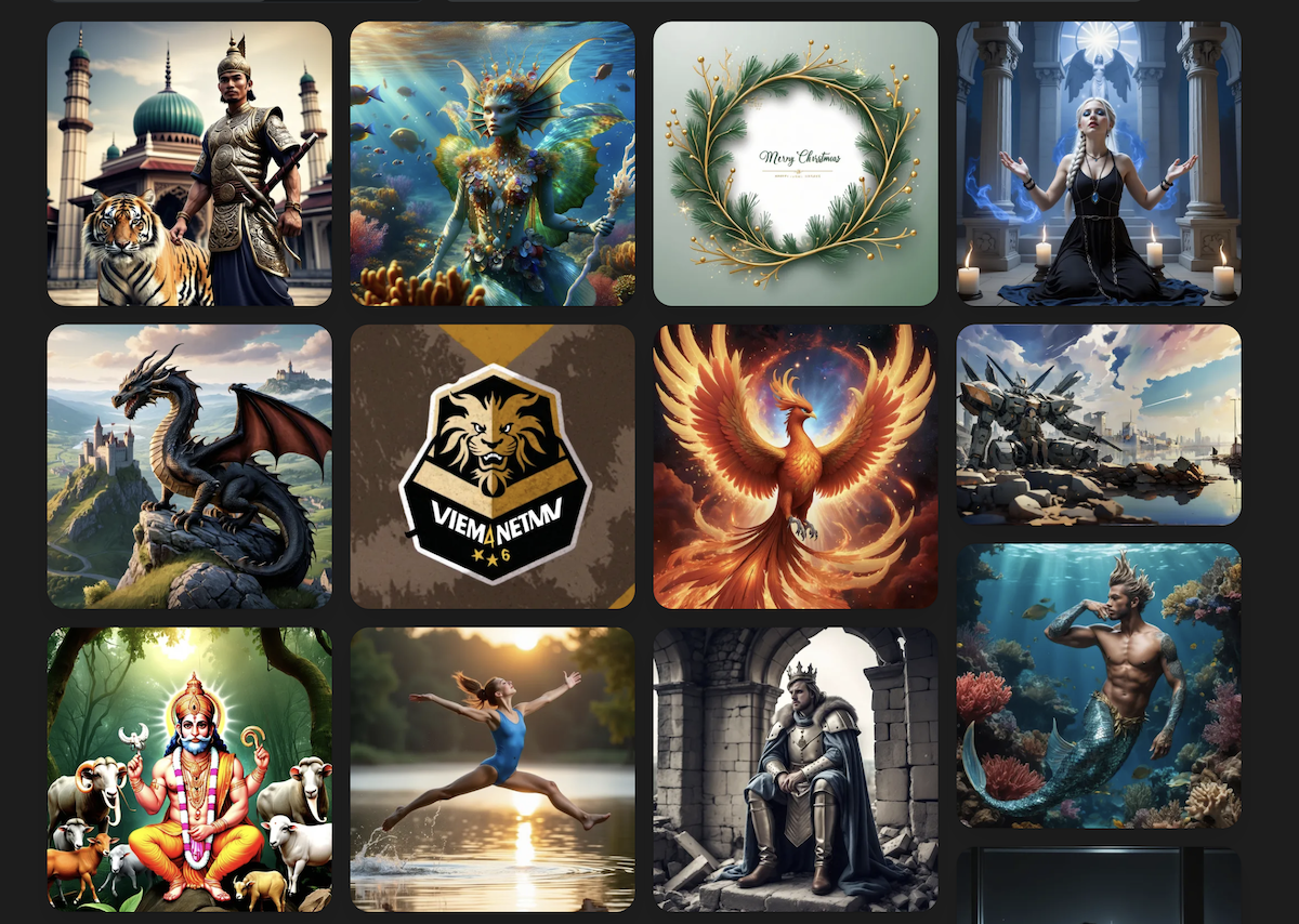 A selection of images generated with Dall-E.