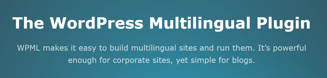 The WPML plugin header image from WordPress.org.