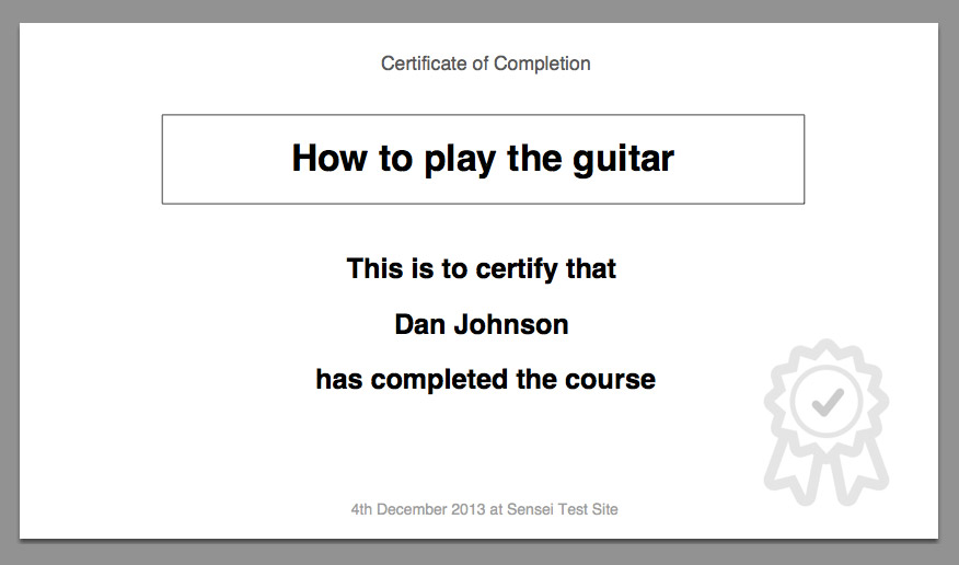 Certificate Builder
