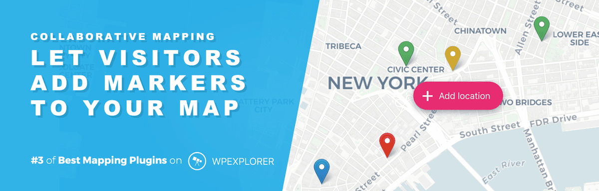 The Open User Map plugin header image from WordPress.org.