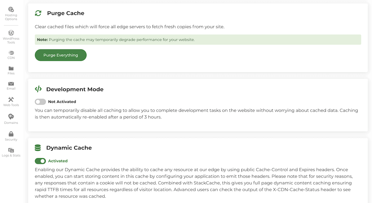 The Edge Caching functionality within Autoscale.