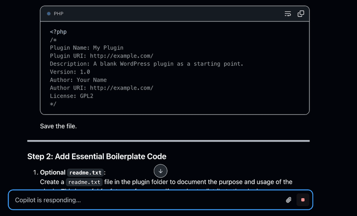 The GitHub Copilot tool.