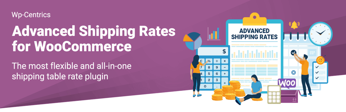 The Advanced Shipping Rates for WooCommerce plugin header image from WordPress.org.