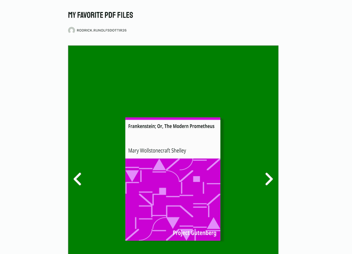 Customizations to the EmbedPress PDF viewer.