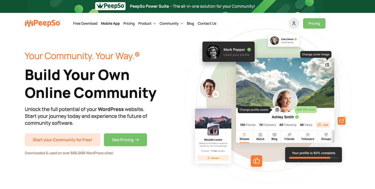 Peepso website.