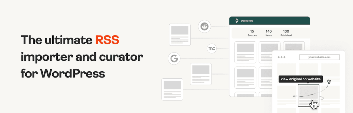 The Aggregator header image from WordPress.org.