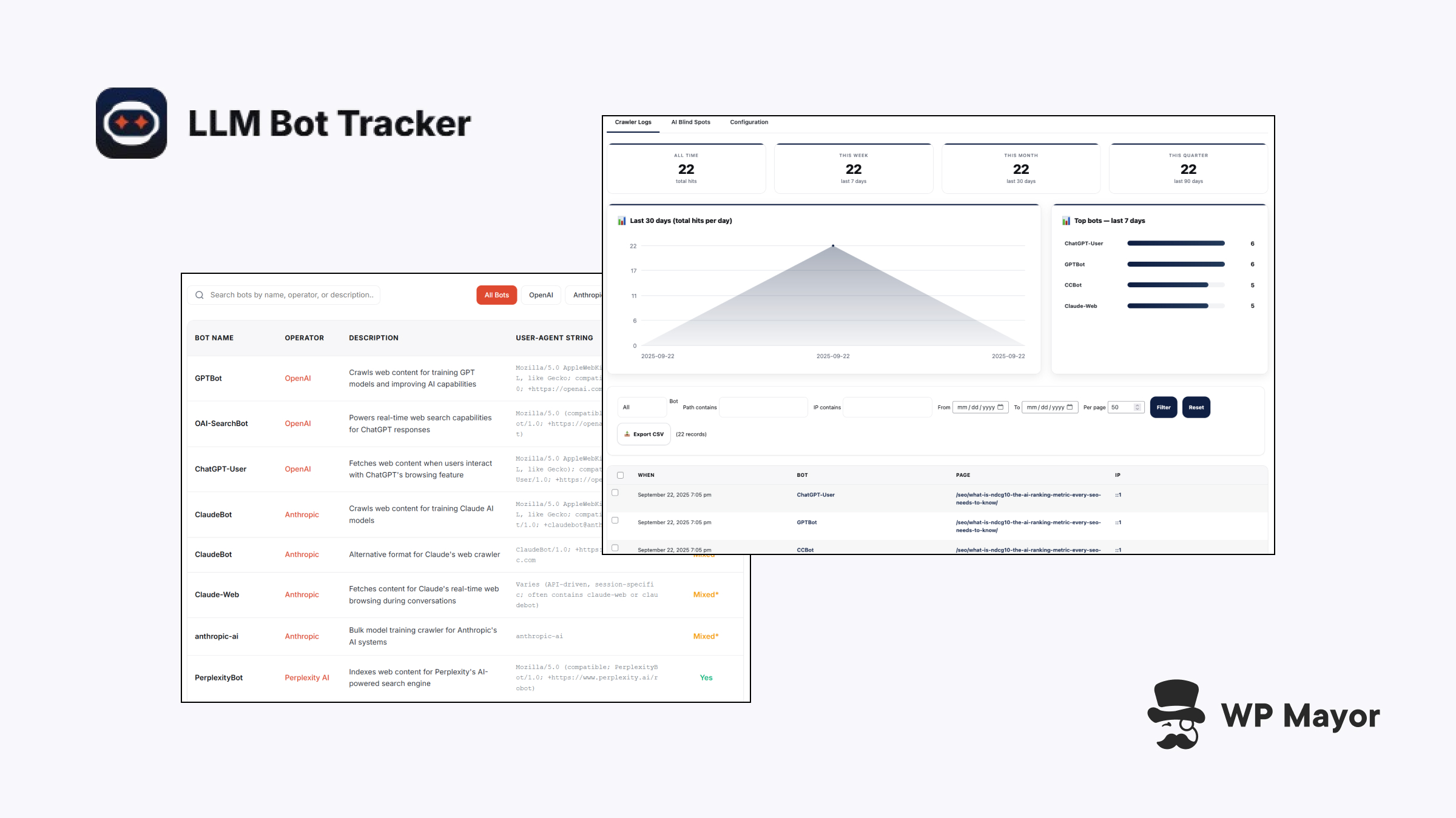 LLM Bot Tracker