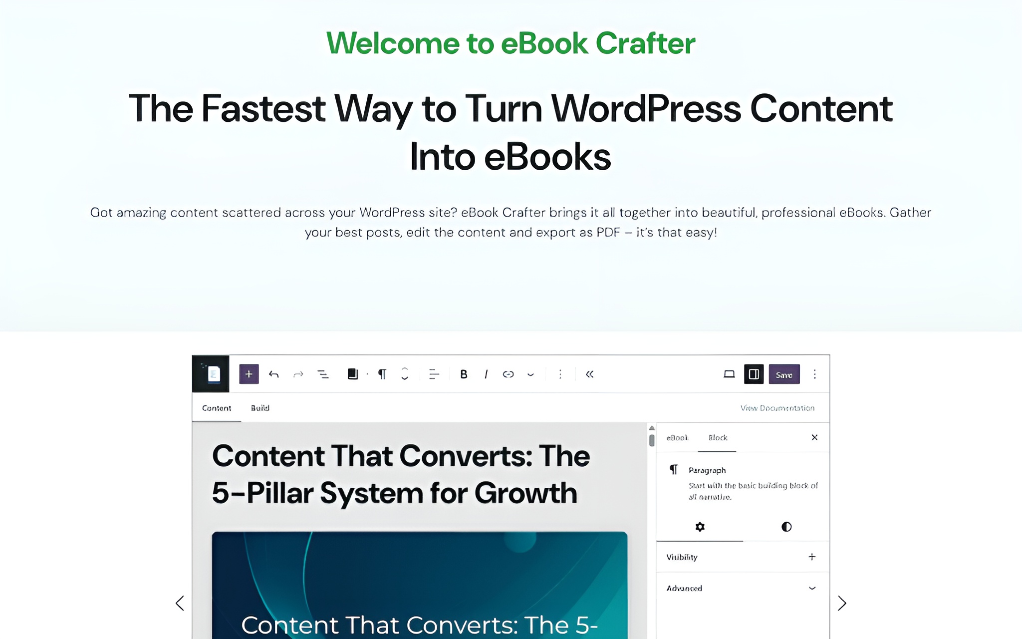 The eBook Crafter website.