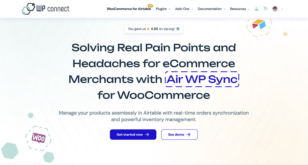 Air WP Sync for WooCommerce Homepage