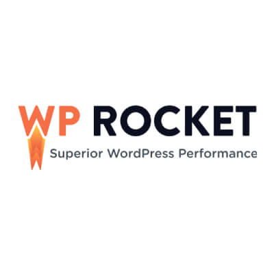 WP Rocket logo.