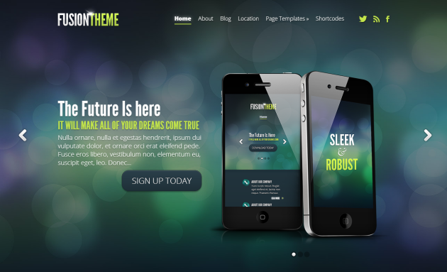 fusion theme