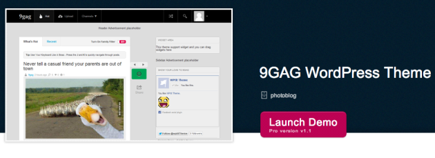9GAG WordPress Theme   WPtit