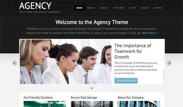 Agency — Child Theme for Genesis Framework