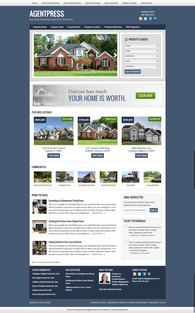 AgentPress — Real Estate Marketing Solution for WordPress
