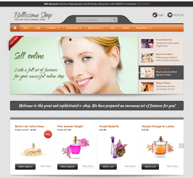 Bellissima Ecommerce Theme