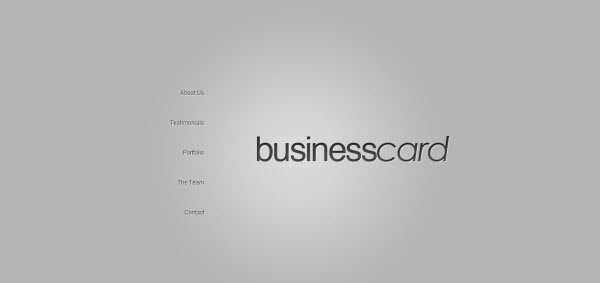 BusinessCard One Page WordPress Theme