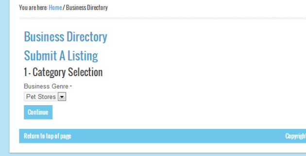 Business Directory Submit 01