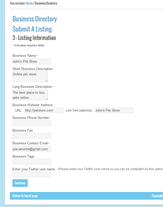 Business Directory Submit 02