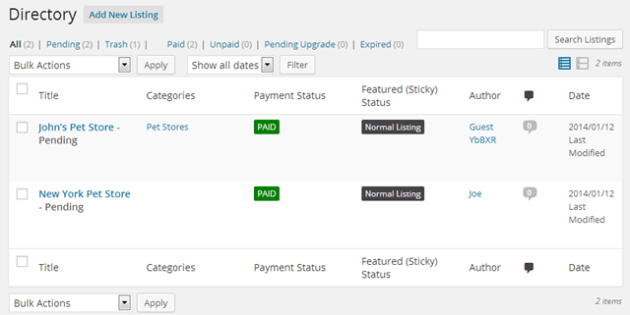 Business Directory Submit 03