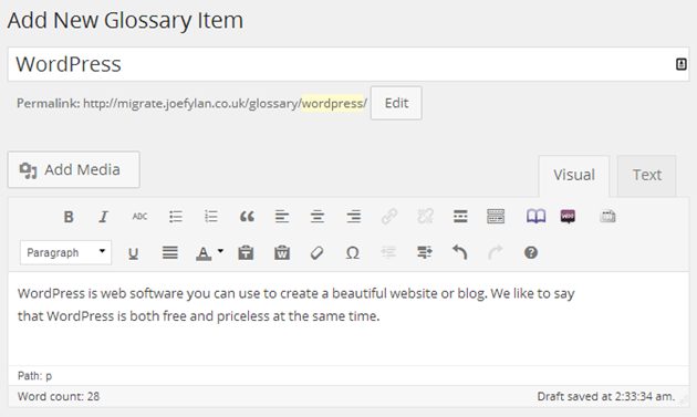 CM Tooltip Glossary Pro Add New Glossary 01