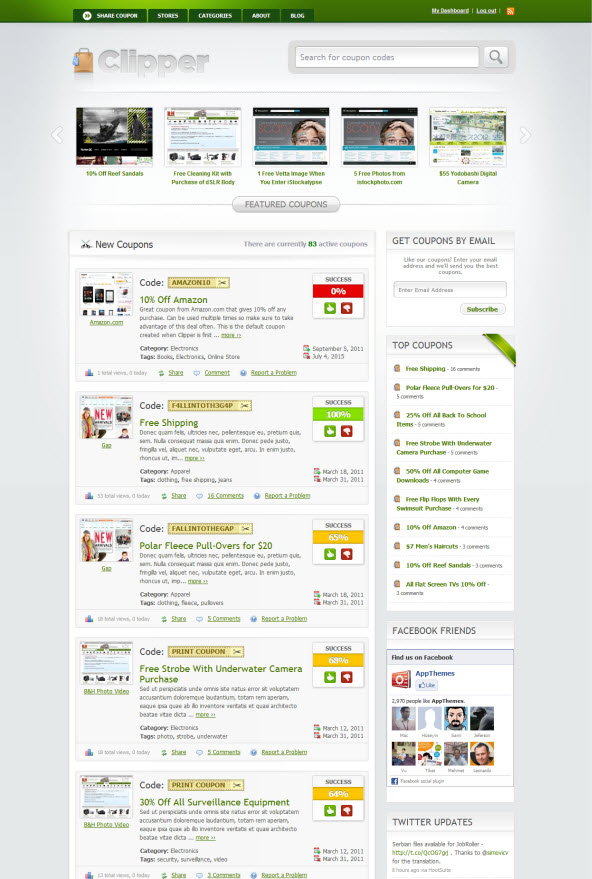 Clipper Affiliate Theme for WordPress