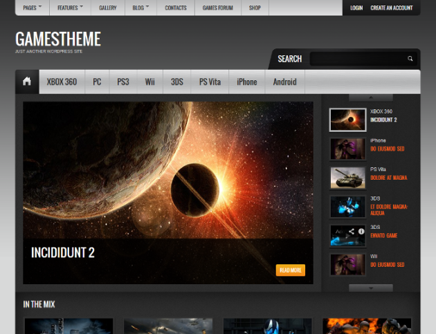 GamesTheme