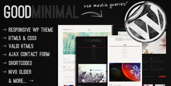 Good Minimal Responsive WordPress Theme