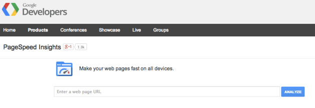 Google pagespeed insights