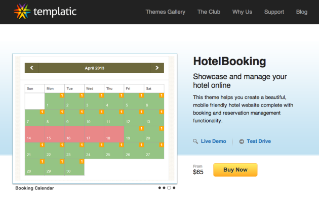 Hotel Booking WordPress App