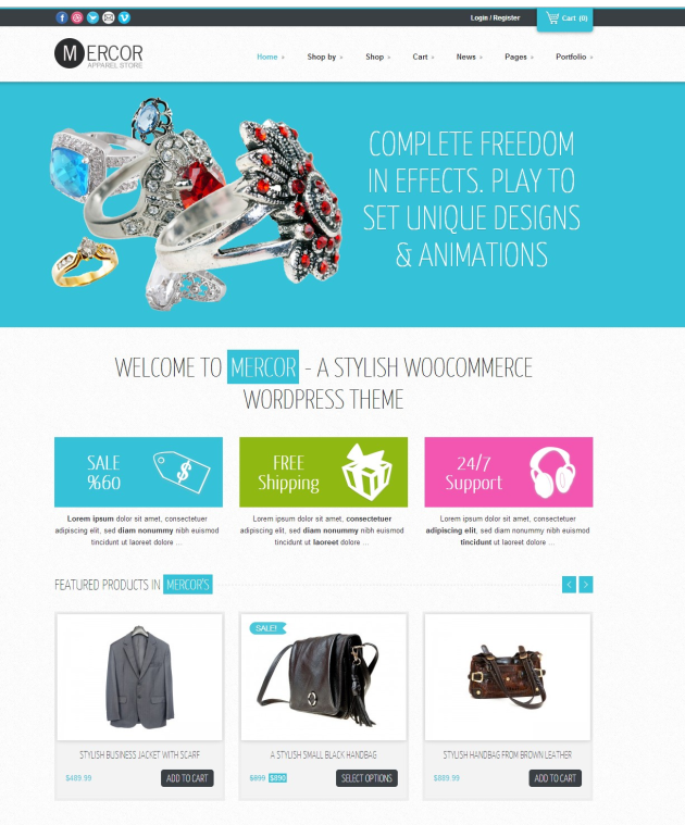 Mercor WooCommerce shop Mercor WooCommerce shop