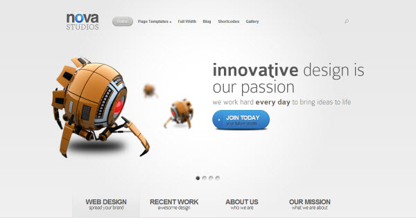 Nova Minimal WordPress Theme