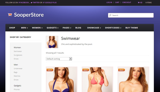 Swimwear Sooperstore Demo