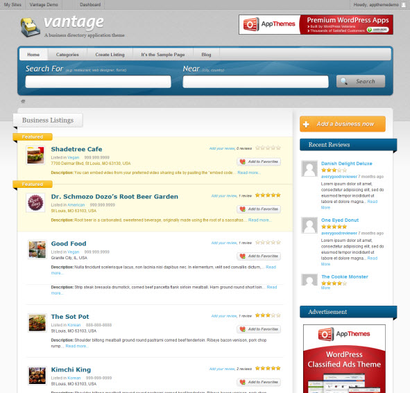 Vantage Affiliate Theme for WordPress