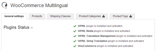 WooCommerce Multilingual CP General