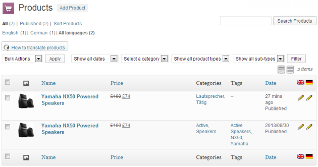WooCommerce Multilingual CP Products 05