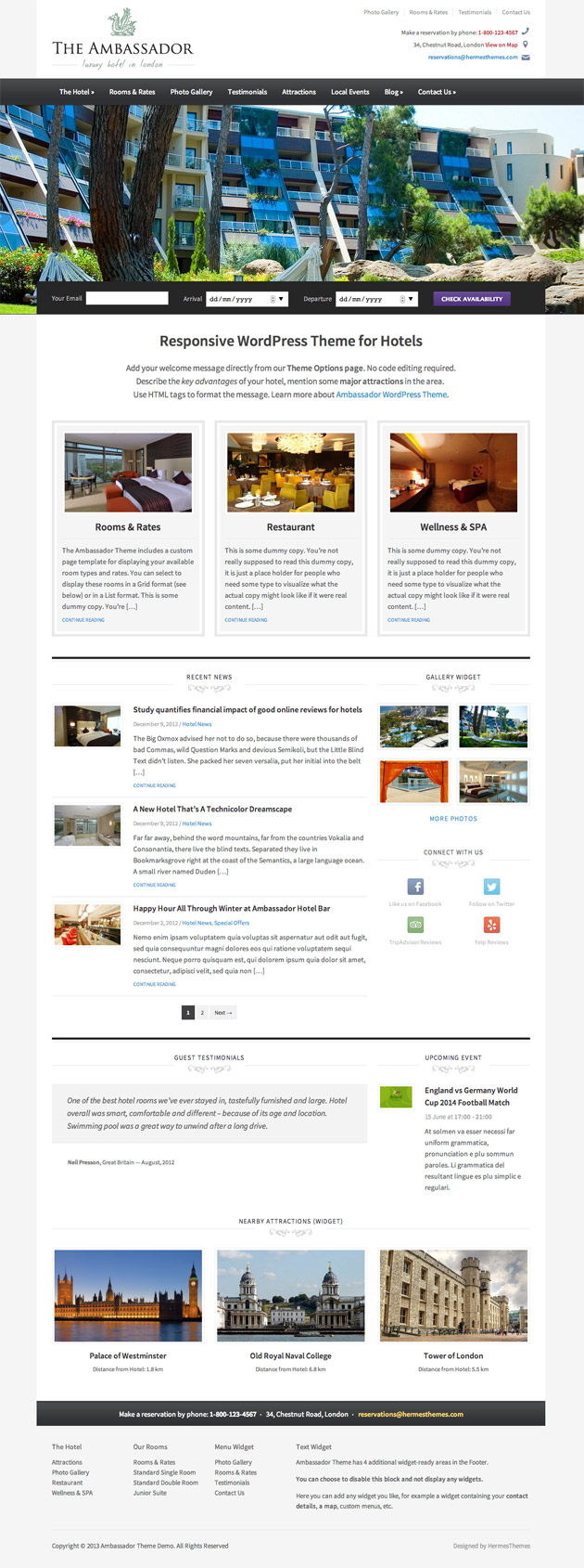 Ambassador WordPress Theme