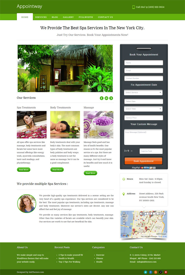 Appointway WordPress Theme