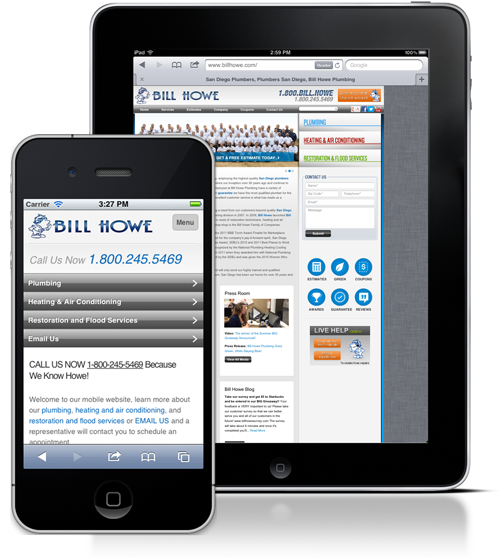 wptouch mobile theme example