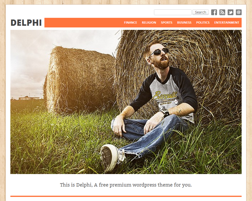 delphi free wordpress theme