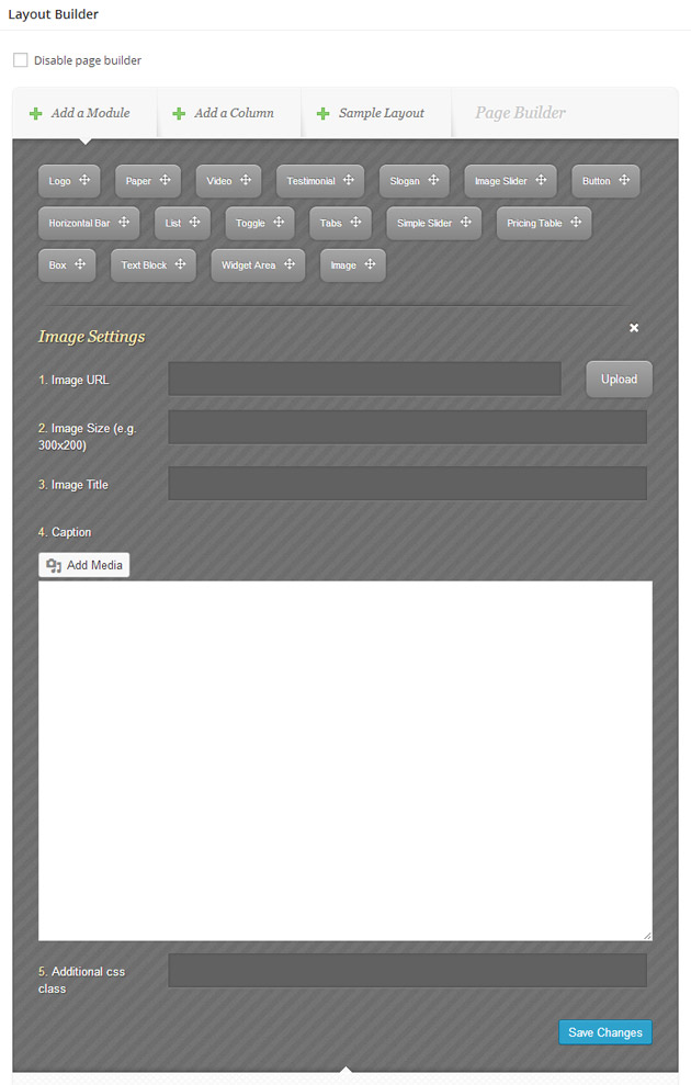 Elegant Builder Configure Element